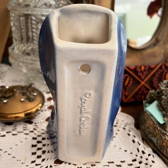 Royal Copley Lady Head Vase / Wall Pocket - Picture 2 of 2